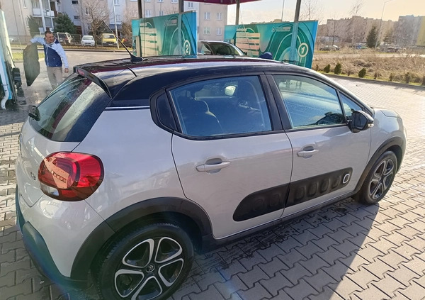 Citroen C3 cena 48000 przebieg: 97000, rok produkcji 2019 z Chełm małe 742